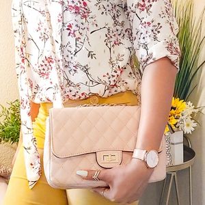 Isabelle Quilted Medium Crossbody Bag